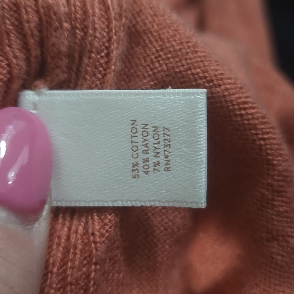 LC Lauren Conrad Warm Coral Sweater - Picture 7 of 9